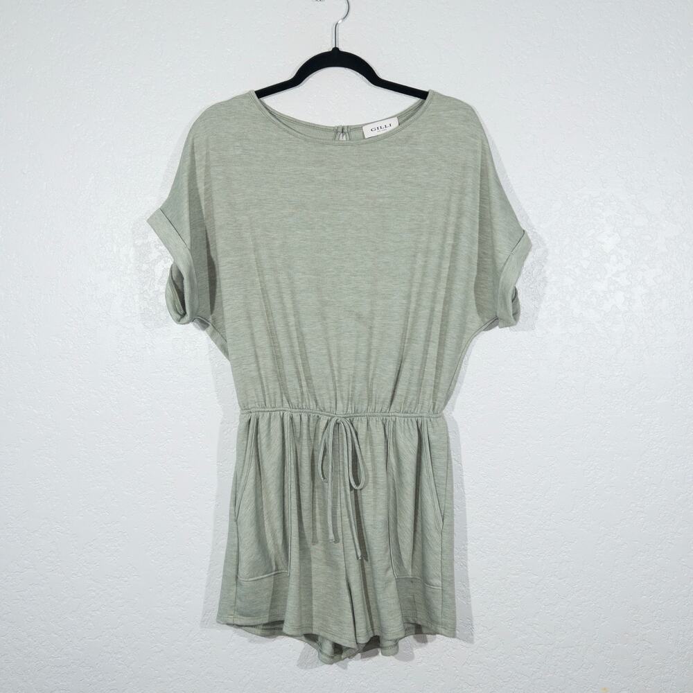 New Gilli Sea‎ Green Butter Soft Casual Romper Size Medium